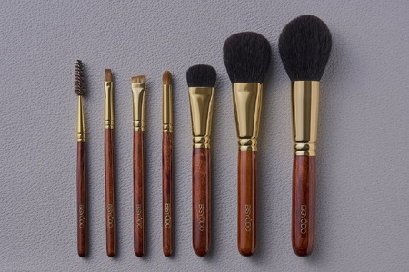 I159 BISYODOメイクブラシ7本セットB-SET7【ウエダ 美粧堂 化粧筆 メイク道具 メイクブラシ セット ブラシセット 化粧ブラシ ケース クリーナー BISYODO Long シリーズ 日本製 大阪府 八尾】