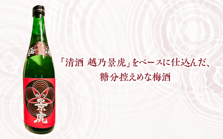 A0-53B越乃景虎 梅酒720ml×6本セット【諸橋酒造】