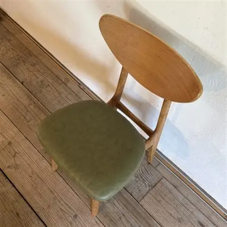 Karl Dining Chair ランド オリーブ ミディアムブラウンフレーム【SWOF】_雑貨・日用品 椅子・チェア・ソファ 家具・インテリア _【1547402】