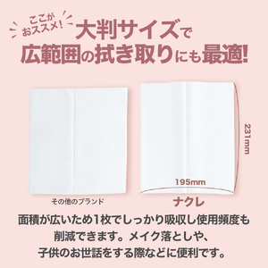 ティッシュペーパー ナクレ 50箱 ティッシュ D0437