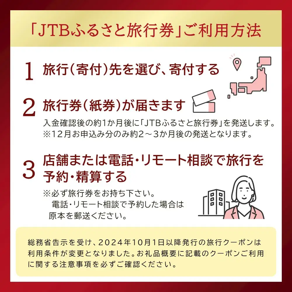 【鶴岡市】JTBふるさと旅行券（紙券）90,000円分