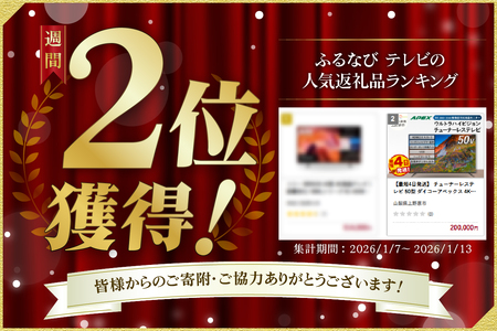 チューナーレステレビ 50V型 4K対応 テレビ