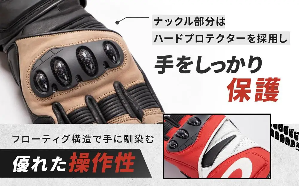 【デグナー】レーシンググローブ ブラック－ブラック[RG-11]【サイズXL】｜京都 バイクギア 人気ブランド レザーアイテム バイク