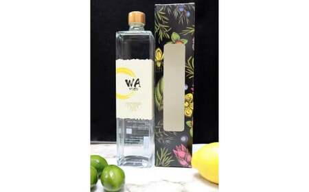 【 クラフト ジン 】 JAPANESE CRAFT GIN 「 WA YUZU」 ( 720ml ｘ 1本) さくらブルワリー 岩手県 北上市 D0266 国産 クラフトジン 柚子 ユズ 風味 北限のゆず 使用 お酒 スピリッツ 花見 贈答用 プレゼント Xmas クリスマス 年末年始 年越し　年末年始おすすめ お正月家飲み パーティー向け おうちバー