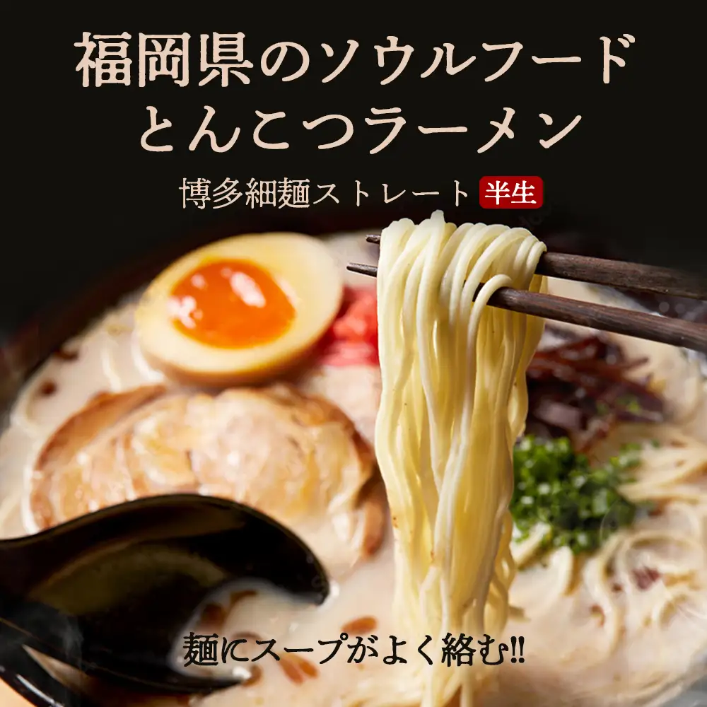博多の味 豚骨ラーメン 20食【A-828】