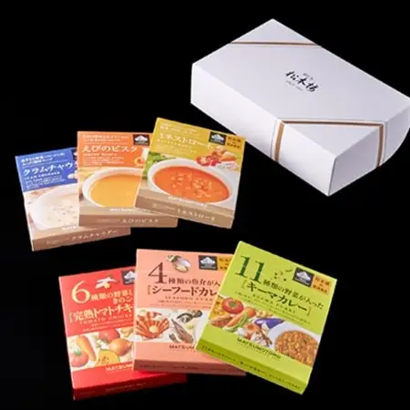 日比谷松本楼オリジナル 厳選美食 レトルトカレー＆スープセット_惣菜・加工品 スープ    惣菜・加工品 カレー  _【1539420】