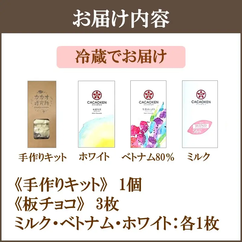 カカオ研究所 チョコレート製作＆味比べセット【A9-015】