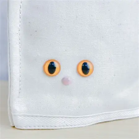 【猫目バッグ】わたし猫・帆布トートバッグ(小)/カッパー_装飾品・工芸品 トートバッグ・ショルダーバッグ 鞄・バッグ かばん カバン_【1545629】