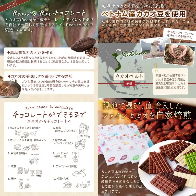 カカオ研究所のチョコレートセット(13枚)【E-089】