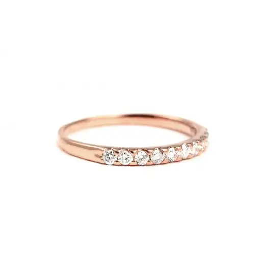 ピンキー　エタニティリング　0.18CT　Ｒ3996DI-R　ピンクゴールド【サイズ：1号～9号（0.5号刻み対応可）】