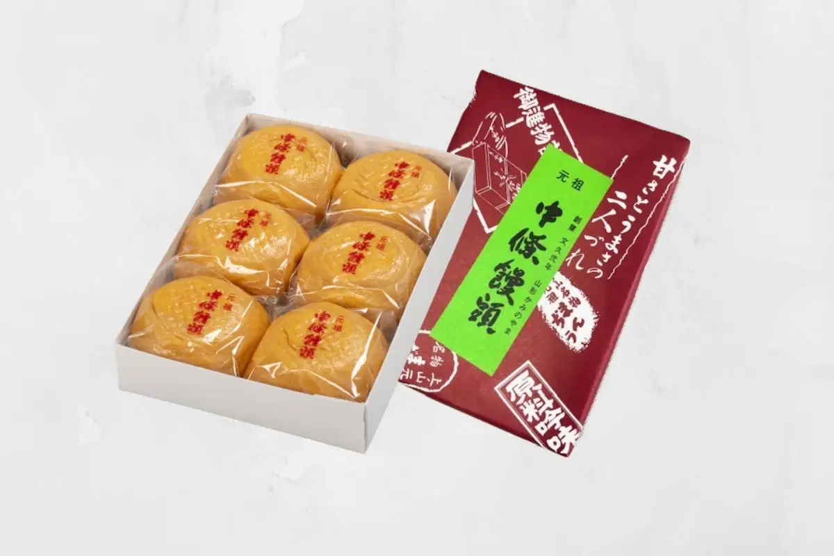 中條饅頭　黒あん６個　0133-2401