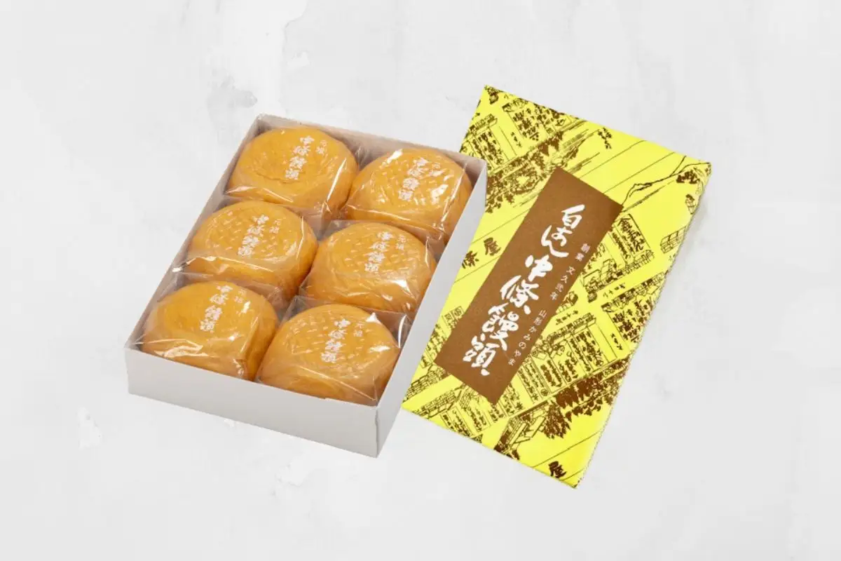 中條饅頭　白あん６個　0133-2402