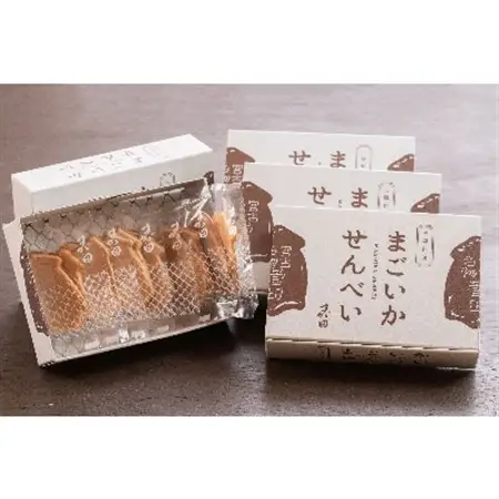 【三陸銘菓】まごいかせんべい5箱セット　〔2枚入×6袋〕×5箱_菓子・スイーツ 煎餅・おかき  せんべい センベイ_【1245539】