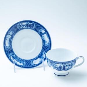 タカラダオリジナル・横浜Before&Nowティー・コーヒー兼用カップ＆ソーサー ALW0007