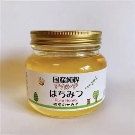 国産極上アカシア蜂蜜　500g入【化粧箱入】_調味料 はちみつ  ハチミツ 蜂蜜_【1135694】