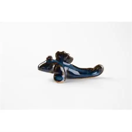 ムツゴロウ箸置き(ルリ海鼠釉)_雑貨・日用品  食器 _【1548235】