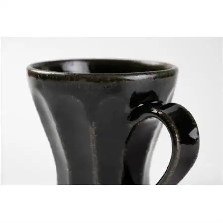 石炭黒釉面取りマグカップ小セット_雑貨・日用品 グラス・カップ 食器 _【1548247】