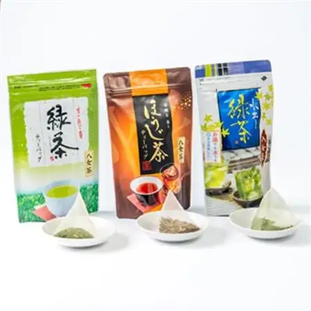 八女茶・ティーバッグ　水出し緑茶、緑茶、ほうじ茶3種詰合せ_飲料・ドリンク 八女茶 茶 日本茶_【1548752】