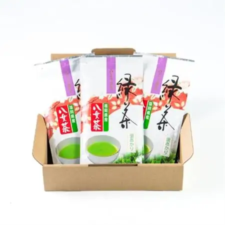 やすらぎの味!八女緑茶(煎茶)100g×3_飲料・ドリンク 八女茶 茶 日本茶_【1549059】
