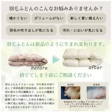 丸八真綿 ザブザブ羽毛布団リフォーム　ダブル→ダブル　1枚_旅行券・チケット   _【1521411】