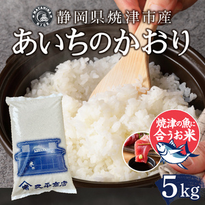 a12-292　令和７年産　5つ星お米マイスター厳選 焼津の魚に合う美味い米 あいちのかおり 白米5kg