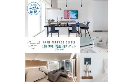 NAMI TERRACE GEISEI 1棟(Cannes カンヌ) 30日間連泊チケット 