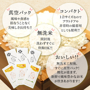 無洗米 コシヒカリ 150g×5パック 小分け 真空パック 京都 綾部 個包装 お米
