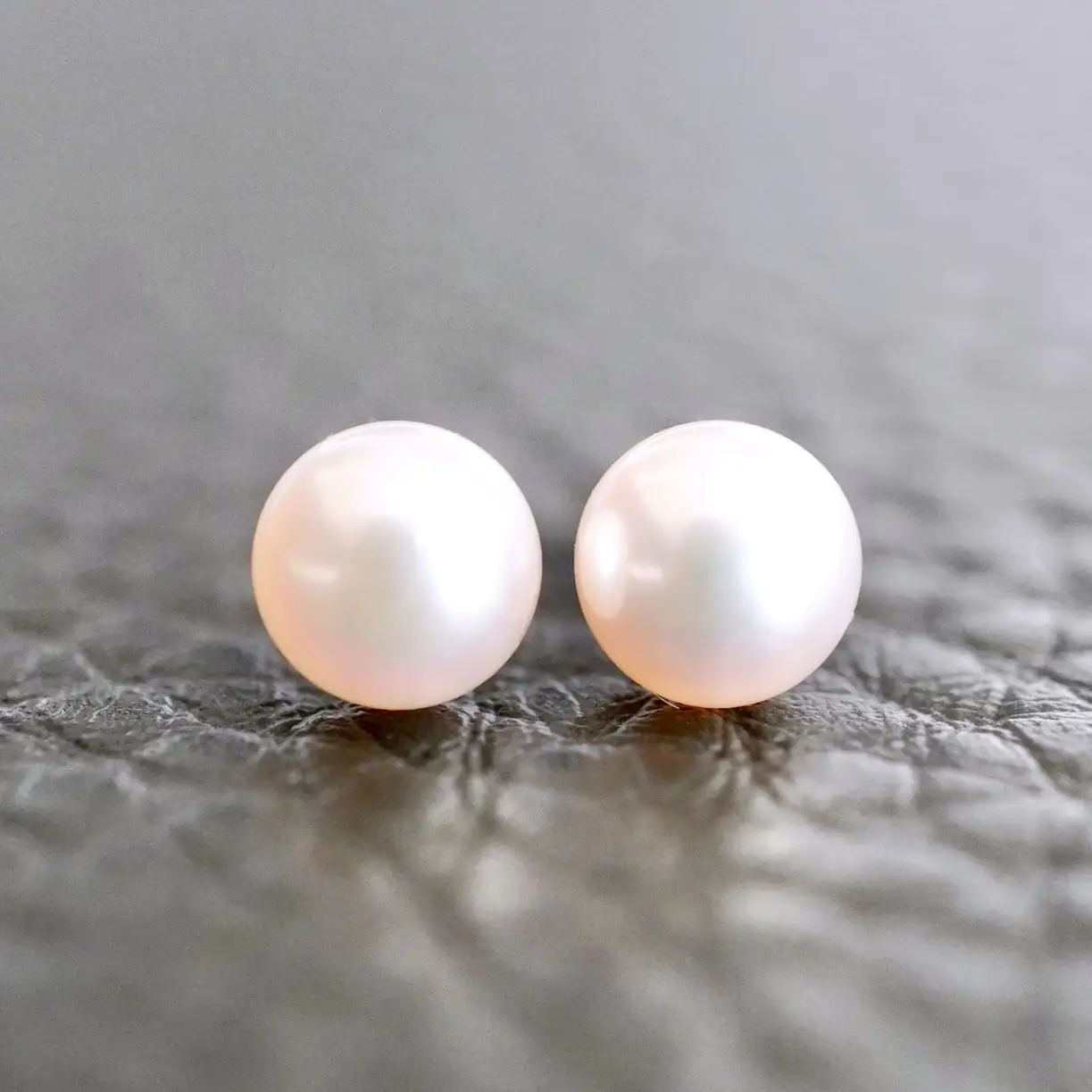 K14WG ホワイトゴールド 本真珠 パール (6mm) ピアス 保証書付 KO-0050 SWAD066