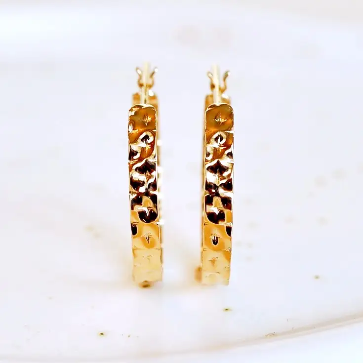 K18 18金 イエローゴールド 地金 フープピアス （直径20mm） 保証書付 NO-1965 SWAD079｜18K 地金 ピアス 18金ピアス K18ピアス ギフト ジュエリー 保証書付 ケース付  贈り物 ギフト プレゼント 記念日 人気 おすすめ 山梨県 昭和町
