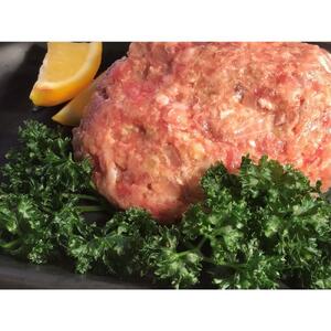 牛肉・豚肉 近江牛 生ハンバーグ (近江牛:鹿児島豚  7：3) 1950g (130g×15パック) ソース付