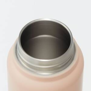 【スクリューハンドル付きマグボトル】500ml 保温保冷くすみピンク スケーター株式会社 8-013