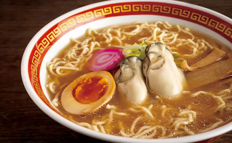 金の牡蠣ラーメン 2個 ラーメン 魚介類 カキ 麺類 
