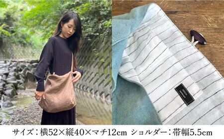 【ベージュ】リネン帆布のショルダーバッグ ショルダーバッグ 帆布 リネン バッグ バック 斜め掛け シンプル ナチュラル リトアニアリネン 【Jonico.handwork】 [AKGD001-3]