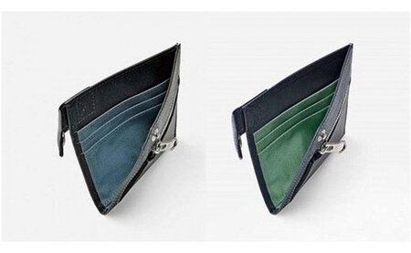 BAGGEX　豊岡製　レザースマートウォレット　35-0174（ネイビー）