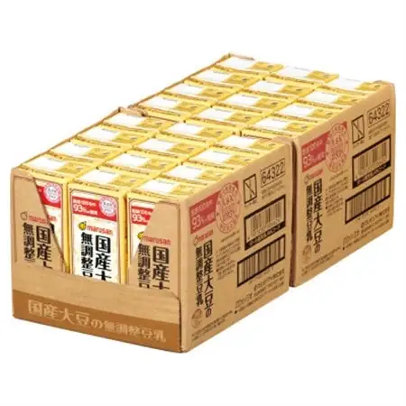 濃厚10%国産大豆の無調整豆乳 200ml×24本セット×2ケース【1543308】