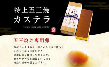 【全6回定期便】特上五三焼カステラ［1号］ ／ かすてら デザート スイーツ お菓子 菓子 洋菓子 長崎名物 長崎本舗 長崎県 長崎市