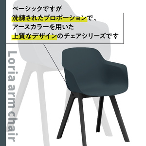 椅子 アダル ロリア アームチェア ネイビーブルー PP脚 P3003-1WE [um40azo830045] 椅子