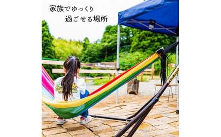 【ほこたBASE】キャンプ場　1区画利用券＆鉾田の美味しい食材付き（平日プラン）
