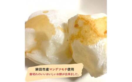 【杵つき】 手作り切餅 10個入り1袋×4袋（約550g／40切れ）