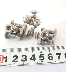 ブロックみたいなねじ玩具 M6ネジー4号 ／ 大河内 ロボット 知育 おもちゃ 工具不要 ステンレス ネジ ボルト ナット 玩具 三重県 度会町