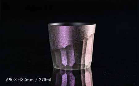 【泡が描く奇跡の模様】有田焼 麟 Lin Awa Old ロックカップ Purple 1個 化粧箱入り【金照堂】ウイスキーグラス ロックグラス 焼酎グラス 高級食器 有田焼 ギフト プレゼント 35000円 3.5万円 A35-576