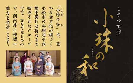 こまつ女将 小珠の和《日本料理 なか乃》こたまのわ会席（２名1組）