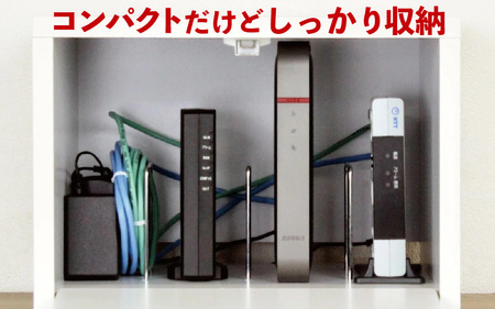 ルーター収納ボックス 幅36cm RB-36U≪寄附者様組み立て品≫【ブラウン】 [m13-b001_02]