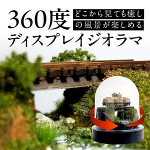 Nゲージ鉄道模型ディスプレイジオラマ 【ミニミニ橋梁】 R08019