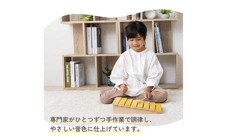 ステップ・シロフォン　木琴おもちゃ　階段状木琴おもちゃ　楽器おもちゃ　STEP XYLOPHONE　もっきん　木琴 工芸品 