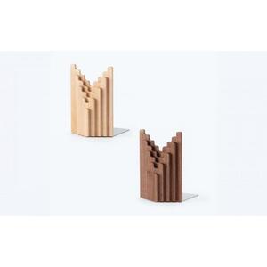 旭川家具　コサイン　ブックエンドTORIDE(M)　ウォルナット_03526