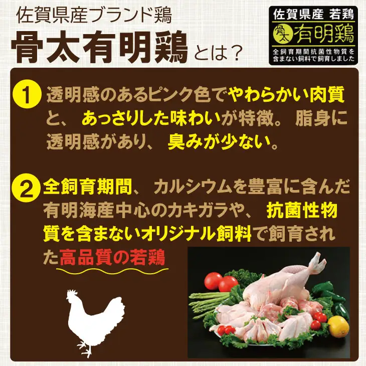 骨太有明鶏 （ チキンナゲット 塩から揚げ ササミチーズカツ ） 加工品 詰め合わせ 簡単 料理 レンチン 鶏3種類 揚げ JAフーズ さが 送料無料 おかず お弁当 セット 人気 ランキング 高評価 鶏肉 国産 佐賀県産 B110-021