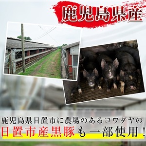 No.1149 鹿児島県産！黒豚フランクフルト(計3.2kg・4本入×10袋) 国産 九州産 鹿児島県産 黒豚 豚肉 フランクフルト ウインナー ウィンナー ソーセージ 惣菜 おかず 弁当 BBQ キャンプ 小分け 冷凍 【コワダヤ】
