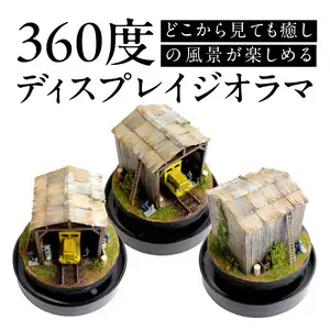 Nゲージ鉄道模型ディスプレイジオラマ 【ミニミニ車両基地】 R08020