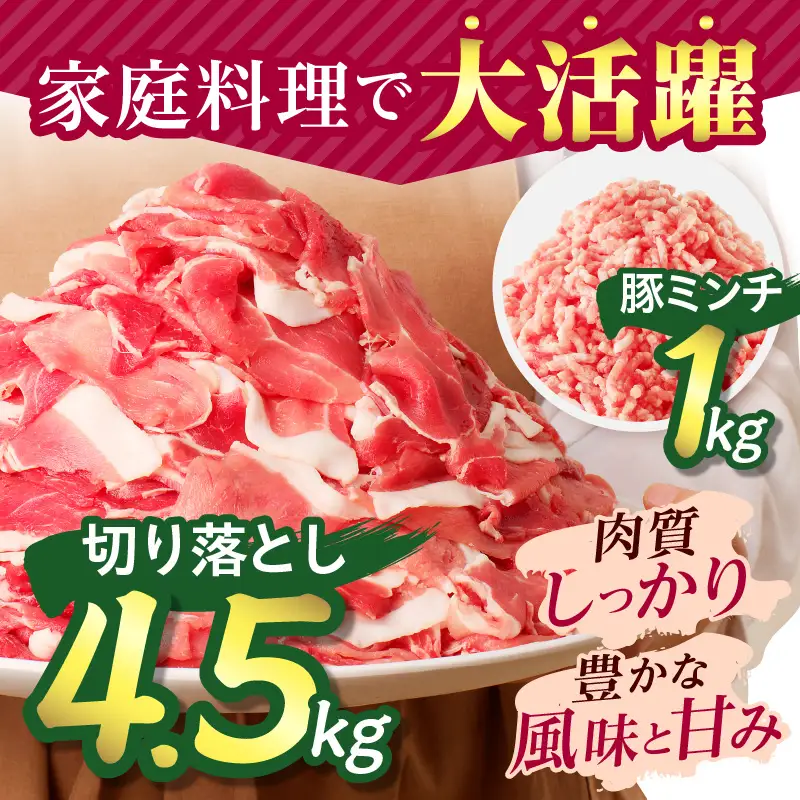 豚肉 切り落とし 豚肉[宮崎県産 ミンチ セット 5.5kg 500g×11P]